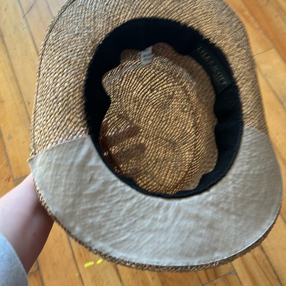 Lyle & Scott Brown Straw Hat with Colorful Band - Picture 3 of 5